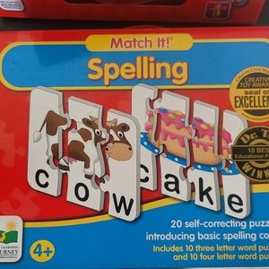 The Learning Journey Match It! - Spelling